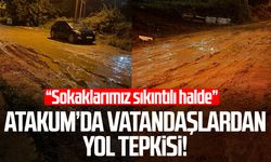 Atakum’da vatandaşlardan yol tepkisi: “Sokaklarımız sıkıntılı halde”