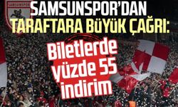 Samsunspor’dan taraftara büyük çağrı: Biletlerde yüzde 55 indirim