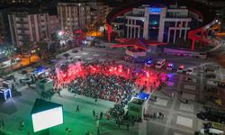 Canik’te milli maç heyecanına hava engeli