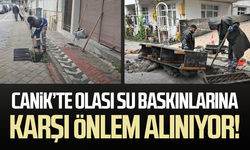 Canik’te olası su baskınlarına karşı önlem alınıyor!