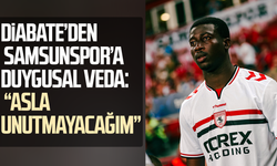 Diabate’den Samsunspor’a duygusal veda: “Asla unutmayacağım”