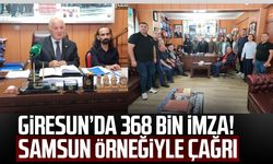 Giresun’da 368 bin imza! Samsun örneğiyle çağrı