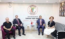 Vali Orhan Tavlı’dan Samsun Tabip Odası’na ziyaret