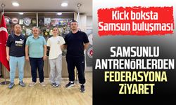 Samsunlu antrenörlerden federasyona ziyaret