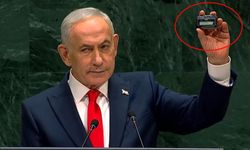 Netanyahu dünyayı elindeki bu cihazla tehdit etti