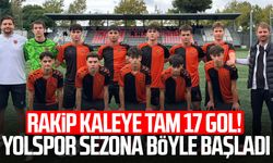 Yolspor U-17 lige farklı başladı: 17-0