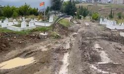 Samsun Derecik Mezarlığı’nda yağış sonrası çamur şikayeti