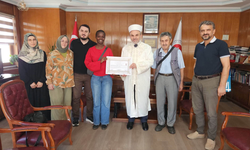 Samsun'a gelin gelen Kenyalı Sheila Müslüman oldu