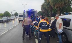 Samsun’da akşam saatlerinde korkutan motosiklet kazası