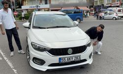 Samsun’da akşam trafiğinde korkutan kaza
