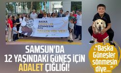 Samsun'da Güneş Uçak için adalet çığlığı!