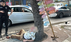 Samsun’da ilginç olay! Pamuk şeker satarken bir anda yere yığıldı