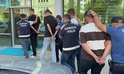 Samsun'da taksinin yolunu kesip, yolcuyu darp ettiler