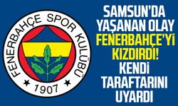 Samsunspor maçının ardından Fenerbahçe'den kendi taraftarına uyarı!