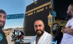 Samsun’dan Mekke’ye motosikletle gitti!