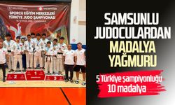 Samsunlu judoculardan madalya yağmuru
