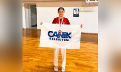 Canikli tekvandocu Asiye Nur Bilgin Türkiye Şampiyonası finalinde