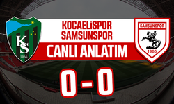 CANLI ANLATIM | Kocaelispor - Samsunspor maçının canlı anlatımı