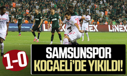 Samsunspor Kocaeli’de yıkıldı! 3 puan evde kaldı