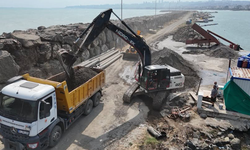 Samsun’un Kurupelit Marina’sında büyük temizlik başladı