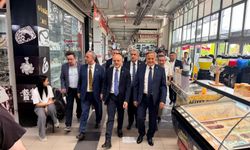 YENİ Parti heyetinden Samsun Yabancılar Çarşısı'na ziyaret