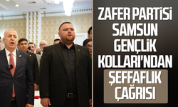 Zafer Partisi Samsun Gençlik Kolları'ndan şeffaflık çağrısı