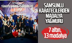 Samsunlu karatecilerden madalya yağmuru! 7 altın, 13 madalya