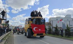 Bafra’da 600 traktörlük konvoy! Çeltik üreticilerinden kritik çağrı