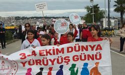 Samsun'da öğrenciler sağlıklı yaşam için adım attı