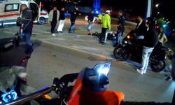 Samsun'da motosiklet kazası! Sürücü yere savruldu