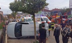 Samsun'da iki otomobil birbirine girdi! 4 yaralı