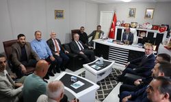 AK Parti heyetinden Şener Aydın’a ziyaret! Amatör spor konuşuldu