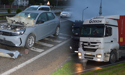 Ankara-Samsun yolunda feci kaza! Otomobil tırla çarpıştı