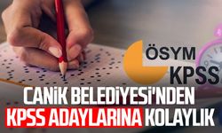 Canik Belediyesi'nden KPSS adaylarına kolaylık