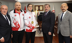Dünya şampiyonu Göknur Gülten’den Vali Tavlı ve Ağar’a ziyaret