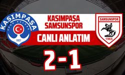 Kasımpaşa-Samsunspor maçı canlı anlatım 2-1