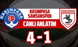 Kasımpaşa-Samsunspor maçı canlı anlatım 4-1