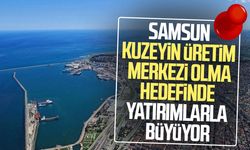 Samsun kuzeyin üretim merkezi olma hedefinde yatırımlarla büyüyor