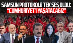Samsun protokolünden Cumhuriyet'in 103. yılına kararlılık mesajı