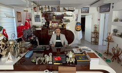 Samsun’da başkanın makam odası adeta tarih müzesi!