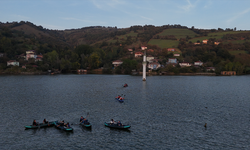 Samsun’da Batık Minare’de kano turizmi hareketlendirdi!
