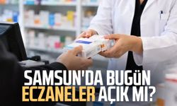 Samsun'da bugün 29 Ekim’de eczaneler açık mı?