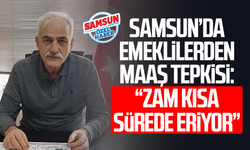 Samsun’da emeklilerden maaş tepkisi: “Zam kısa sürede eriyor”