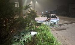 Samsun'da otomobilin kontrolünü kaybetti: Hastanelik oldu