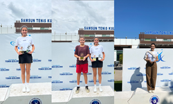 Samsun’da tenis heyecanı! Şampiyonlar belli oldu