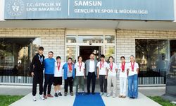 Samsunlu sporculardan Türkiye Finali öncesi anlamlı buluşma