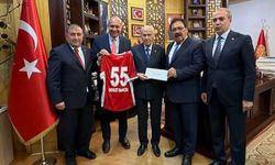 Samsunspor Başkanı Yüksel Yıldırım’dan Devlet Bahçeli’ye ziyaret