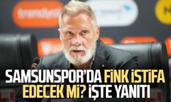 Samsunspor’da Fink istifa edecek mi? İşte yanıtı