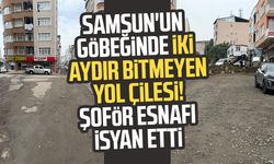 Samsun’da Kadıköy Mahallesi'nde iki aydır bitmeyen yol çilesi