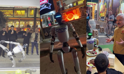 Samsun'un robotu CANİKMAN Amasya sokaklarında şov yaptı!